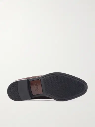 Zegna New Classic Suede Penny Loafers - Men | Thumbnail 3 Zegna New Classic Suede Penny Loafers - Men | Thumbnail 3