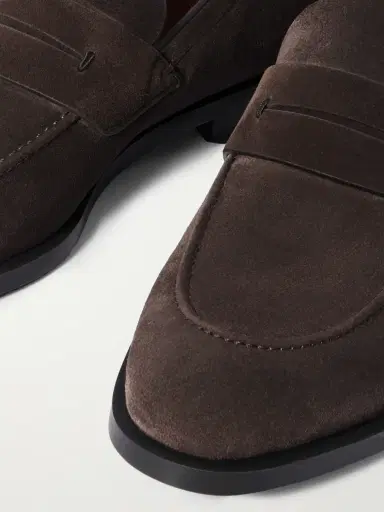 Zegna New Classic Suede Penny Loafers - Men | Thumbnail 5 Zegna New Classic Suede Penny Loafers - Men | Thumbnail 5
