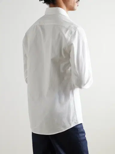 Sunspel Button-Down Collar Cotton Oxford Shirt - Men | Thumbnail 4
