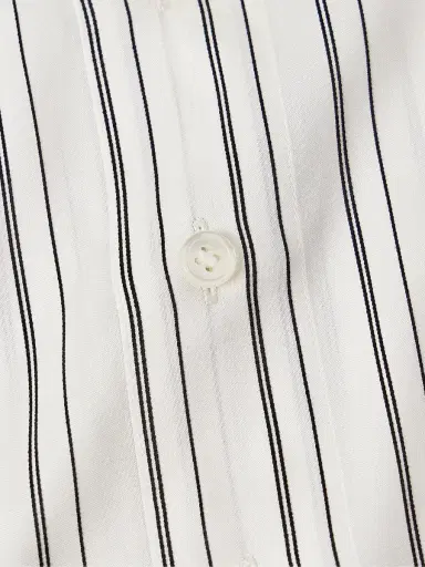 Saint Laurent Striped Silk Shirt - Men | Thumbnail 5