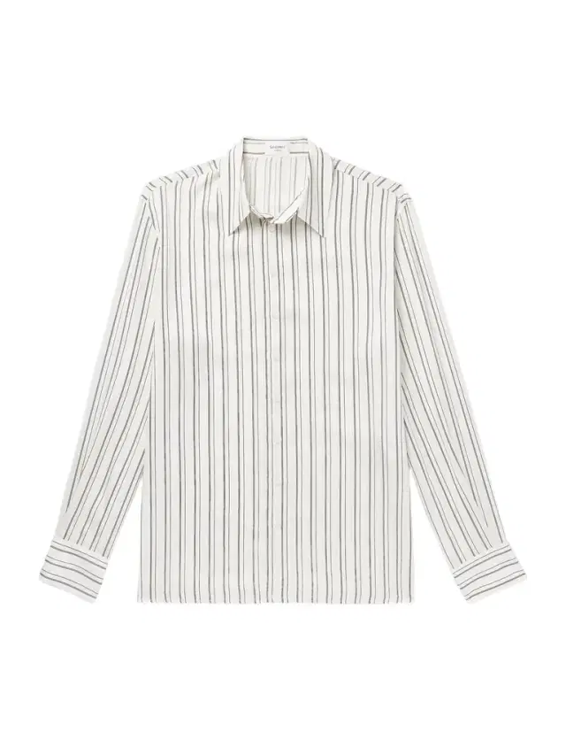 Striped Silk Shirt - Men