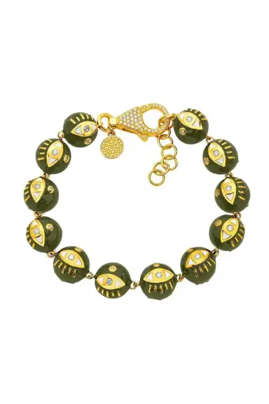 BUDDHA MAMA Army Evil Eye Bracelet | Thumbnail 1