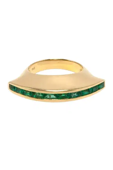 Jenna Blake Emerald Eclipse Ring | Thumbnail 1