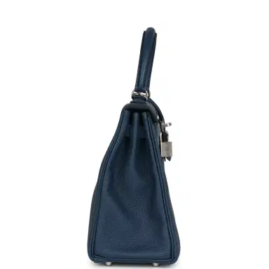 HERMÈS Hermes Kelly Retourne 25 Bleu De Prusse Togo Palladium Hardware | Thumbnail 3 HERMÈS Hermes Kelly Retourne 25 Bleu De Prusse Togo Palladium Hardware | Thumbnail 3