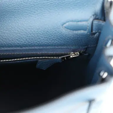 HERMÈS Hermes Kelly Retourne 25 Bleu De Prusse Togo Palladium Hardware | Thumbnail 9 HERMÈS Hermes Kelly Retourne 25 Bleu De Prusse Togo Palladium Hardware | Thumbnail 9
