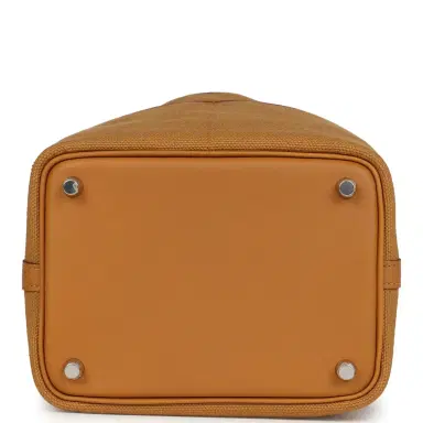 HERMÈS Hermes Picotin Cargo 18 Sesame Swift and Toile Canvas Palladium Hardware | Thumbnail 5 HERMÈS Hermes Picotin Cargo 18 Sesame Swift and Toile Canvas Palladium Hardware | Thumbnail 5