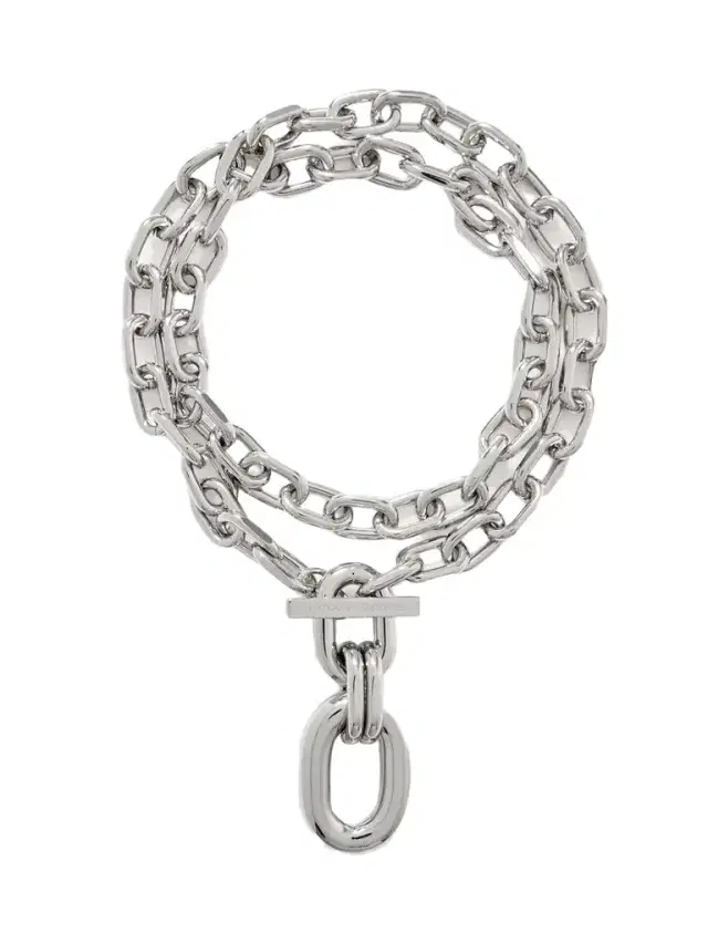 Rabanne Xl Link Silver-tone Necklace