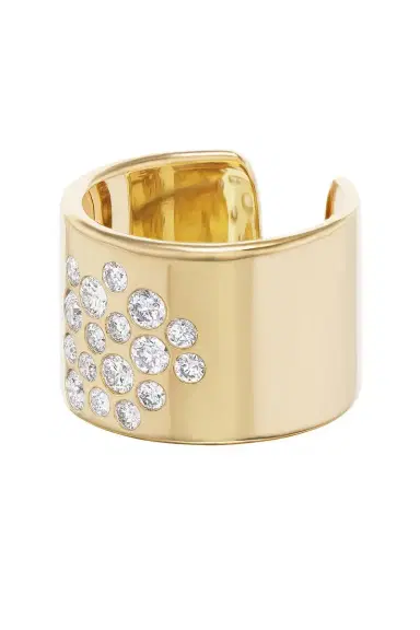 Uniform Object Diamond Mega Stoned Cuff Ring | Thumbnail 6 Uniform Object Diamond Mega Stoned Cuff Ring | Thumbnail 6