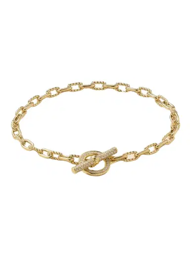 David Yurman Madison 18-karat Gold Diamond Bracelet | Thumbnail 1 David Yurman Madison 18-karat Gold Diamond Bracelet | Thumbnail 1