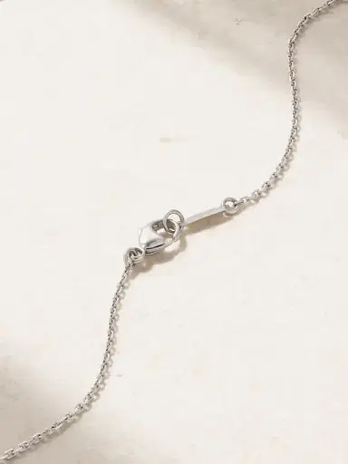 David Morris 18-karat White Gold Diamond Necklace | Thumbnail 3 David Morris 18-karat White Gold Diamond Necklace | Thumbnail 3