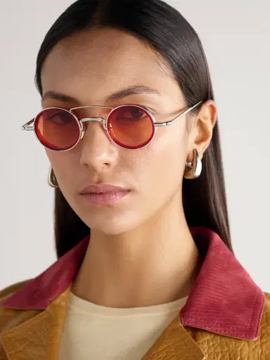 Jacques Marie Mage Ringo 2 Round-frame Silver-tone Sunglasses | Thumbnail 2