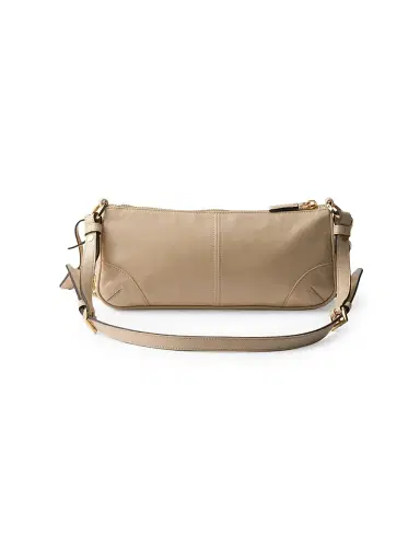 Prada Women's Re-Edition 2002 Leather Shoulder Bag - Beige Khaki | Thumbnail 4 Prada Women's Re-Edition 2002 Leather Shoulder Bag - Beige Khaki | Thumbnail 4