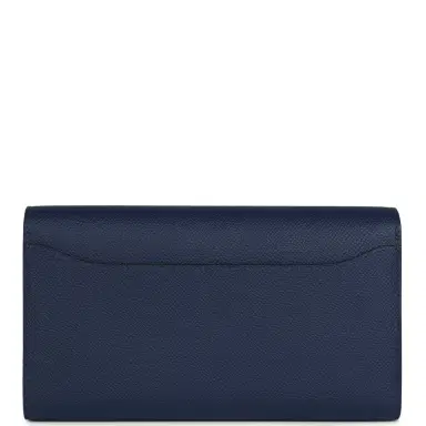 HERMÈS Hermes Constance Wallet To Go Bleu Navy Epsom Palladium Hardware | Thumbnail 4 HERMÈS Hermes Constance Wallet To Go Bleu Navy Epsom Palladium Hardware | Thumbnail 4