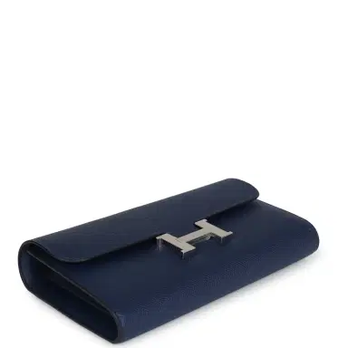 HERMÈS Hermes Constance Wallet To Go Bleu Navy Epsom Palladium Hardware | Thumbnail 6 HERMÈS Hermes Constance Wallet To Go Bleu Navy Epsom Palladium Hardware | Thumbnail 6