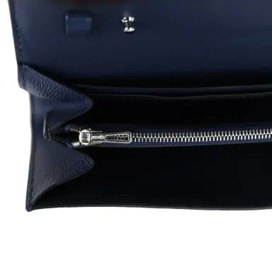 HERMÈS Hermes Constance Wallet To Go Bleu Navy Epsom Palladium Hardware | Thumbnail 9 HERMÈS Hermes Constance Wallet To Go Bleu Navy Epsom Palladium Hardware | Thumbnail 9
