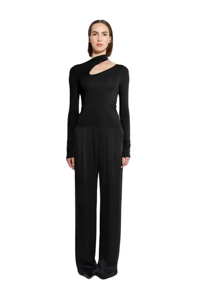 LAPOINTE Matte Viscose Asymmetric Top