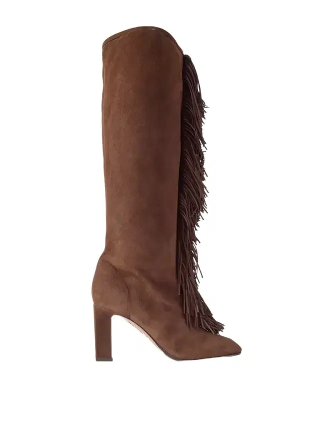 Gytane 85 Fringed Suede Boots