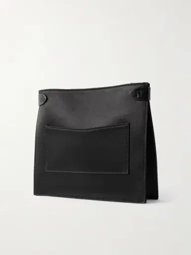 Métier Stowaway Leather-trimmed Satin Shoulder Bag | Thumbnail 3 Métier Stowaway Leather-trimmed Satin Shoulder Bag | Thumbnail 3