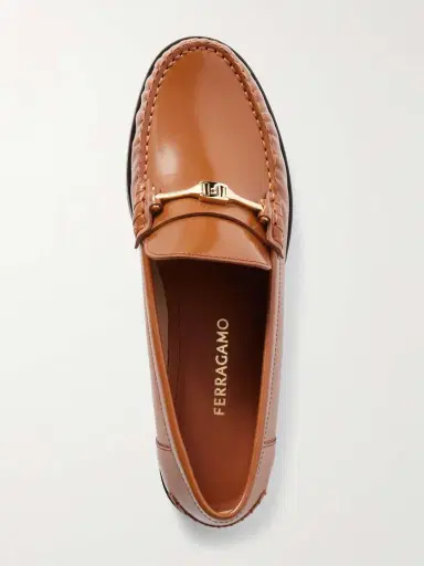 Ferragamo Harry Embellished Patent-leather Loafers | Thumbnail 5 Ferragamo Harry Embellished Patent-leather Loafers | Thumbnail 5