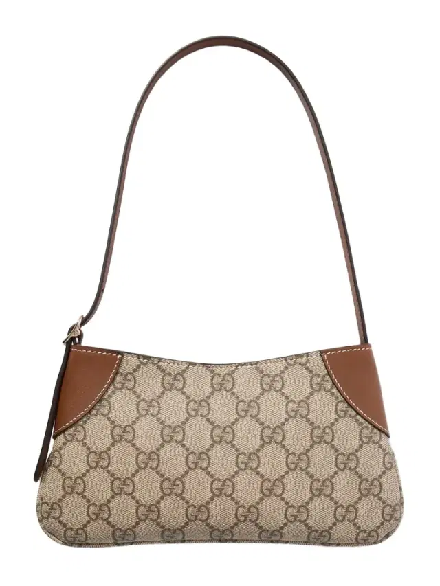 Gg Emblem Mini Leather-trimmed Printed Coated-canvas Shoulder Bag