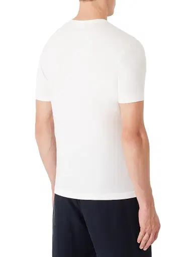 Giorgio Armani Men's Crewneck Stretch T-Shirt | Thumbnail 4 Giorgio Armani Men's Crewneck Stretch T-Shirt | Thumbnail 4