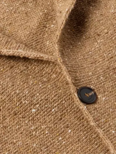 Loro Piana Cerbonnio Cashmere and Linen-Blend Tweed Cardigan - Men | Thumbnail 4 Loro Piana Cerbonnio Cashmere and Linen-Blend Tweed Cardigan - Men | Thumbnail 4