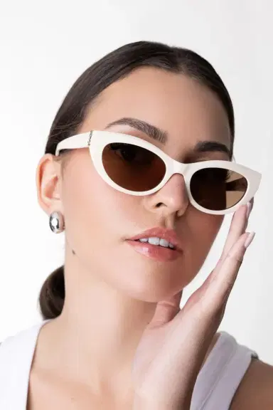 Saint Laurent Acetate Cat-Eye Sunglasses | Thumbnail 3