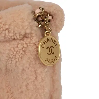 Chanel Chanel Mini 22 Bag Light Pink Shearling Gold Hardware | Thumbnail 6