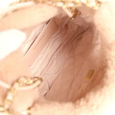 Chanel Chanel Mini 22 Bag Light Pink Shearling Gold Hardware | Thumbnail 9