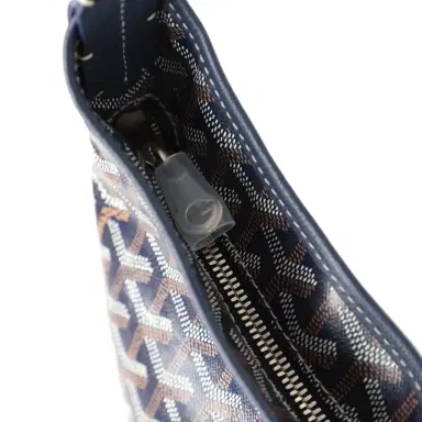 goyard Goyard Goyardine Navy Blue Boheme PM Hobo Bag Palladium Hardware | Thumbnail 6 goyard Goyard Goyardine Navy Blue Boheme PM Hobo Bag Palladium Hardware | Thumbnail 6
