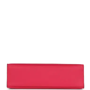 HERMÈS Hermes Kelly Pochette Rose Mexico Swift Palladium Hardware | Thumbnail 6