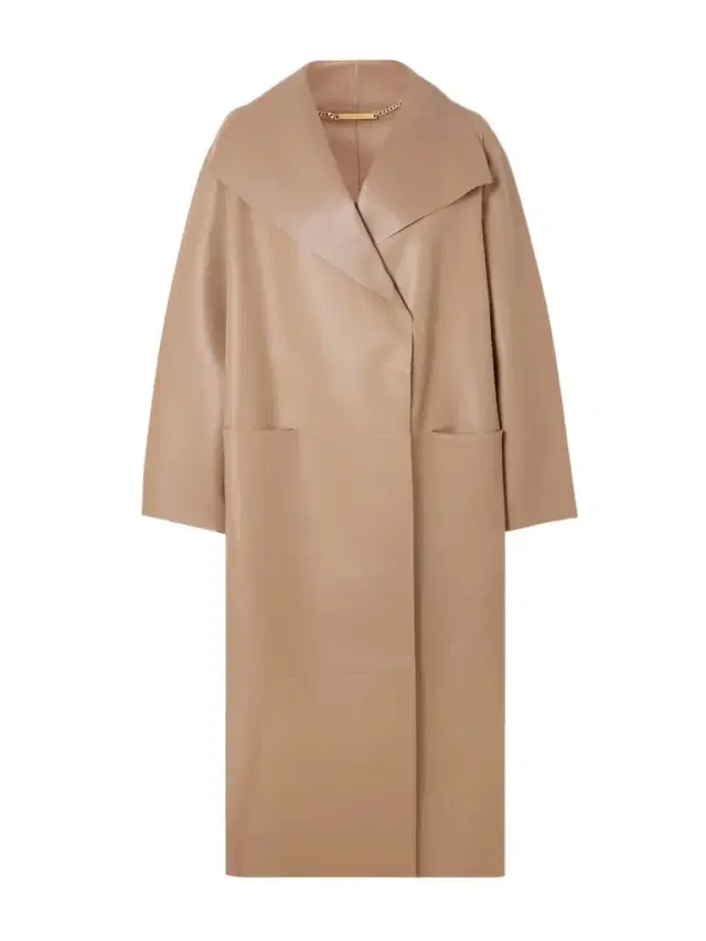 Birthday Paneled Leather Coat