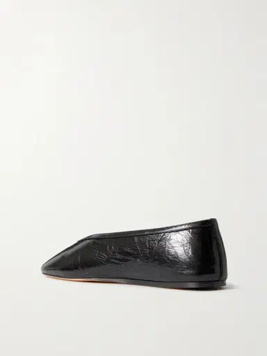 Le Monde Béryl Luna Crinkled-leather Ballet Flats | Thumbnail 3 Le Monde Béryl Luna Crinkled-leather Ballet Flats | Thumbnail 3
