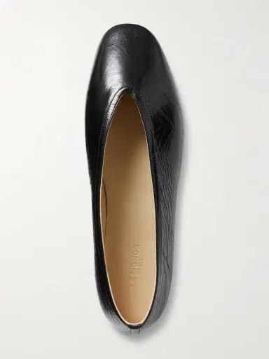 Le Monde Béryl Luna Crinkled-leather Ballet Flats | Thumbnail 5 Le Monde Béryl Luna Crinkled-leather Ballet Flats | Thumbnail 5