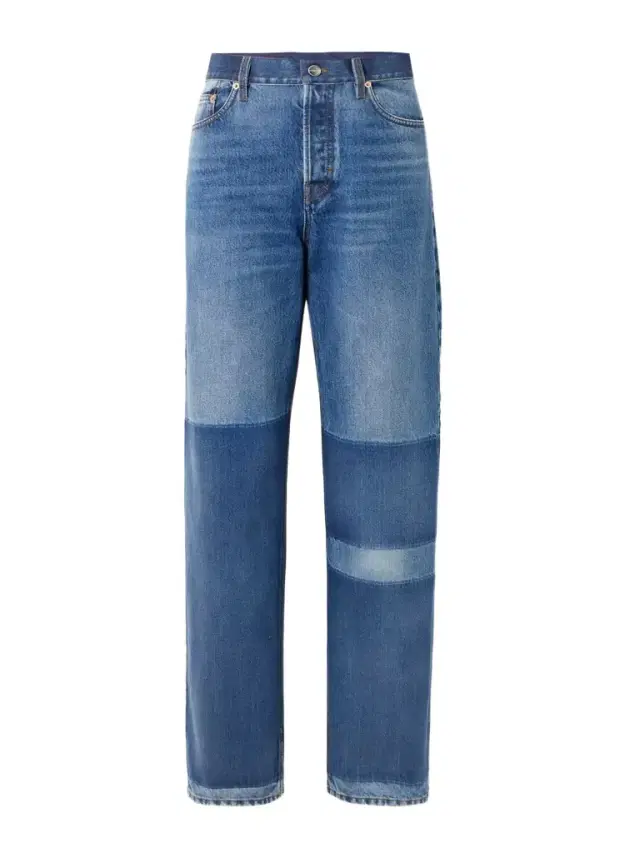 Patchwork Low-rise Boyfriend Jeans