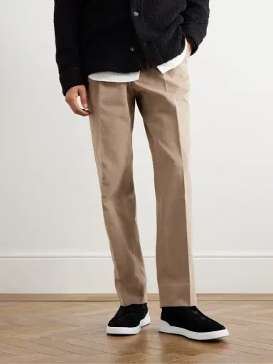 Zegna Triple Stitch™ Suede Slip-On Sneakers - Men | Thumbnail 2 Zegna Triple Stitch™ Suede Slip-On Sneakers - Men | Thumbnail 2