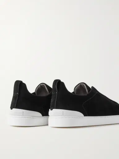 Zegna Triple Stitch™ Suede Slip-On Sneakers - Men | Thumbnail 5 Zegna Triple Stitch™ Suede Slip-On Sneakers - Men | Thumbnail 5
