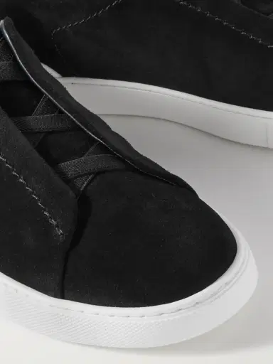 Zegna Triple Stitch™ Suede Slip-On Sneakers - Men | Thumbnail 6 Zegna Triple Stitch™ Suede Slip-On Sneakers - Men | Thumbnail 6