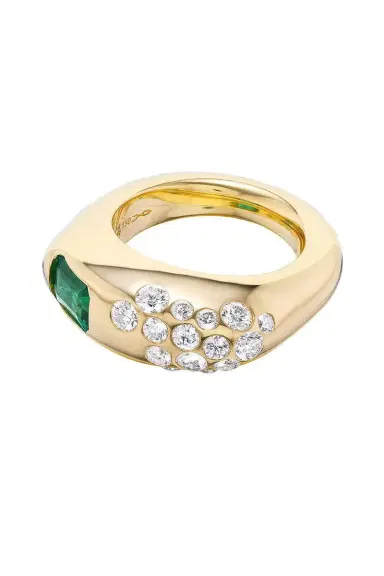 Uniform Object Emerald Dowry Ring | Thumbnail 5