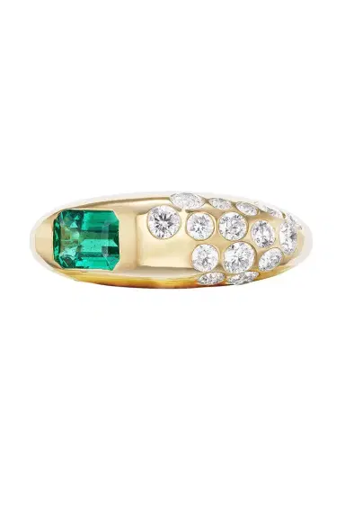 Uniform Object Emerald Dowry Ring | Thumbnail 1