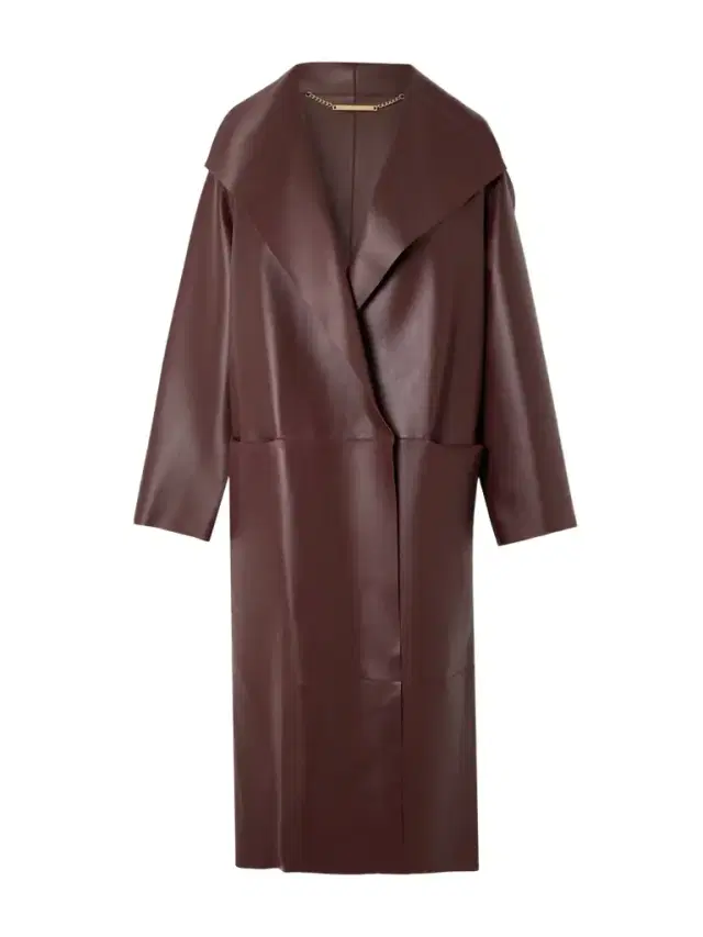 Birthday Paneled Leather Coat