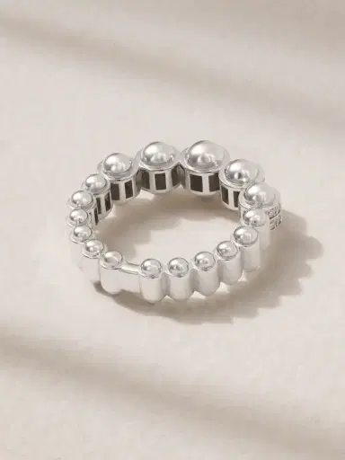 L’Atelier Nawbar The Atom 18-karat White Gold Ring | Thumbnail 3 L’Atelier Nawbar The Atom 18-karat White Gold Ring | Thumbnail 3
