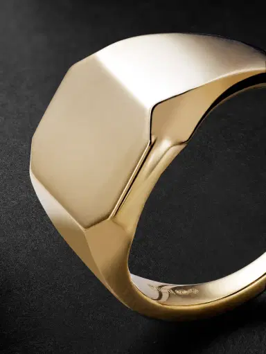 MAOR 18-Karat Gold Signet Ring - Men | Thumbnail 4