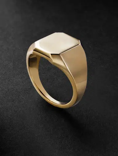 MAOR 18-Karat Gold Signet Ring - Men | Thumbnail 1
