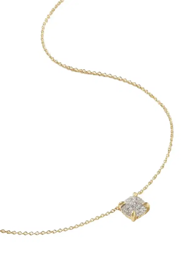 David Yurman Châtelaine 18-karat Gold Diamond Necklace