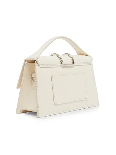 Jacquemus Women's Le Grand Bambino Metal & Leather Top Handle Bag | Thumbnail 3
