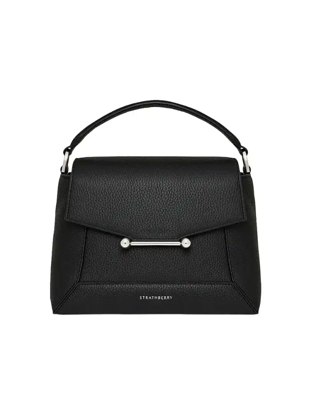 Strathberry Women's Mosaic Grain Leather Top Handle Bag - Black