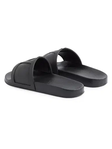 Valentino Garavani Men's Coolside Rubber Slide Sandals - Black - Size 7 | Thumbnail 4 Valentino Garavani Men's Coolside Rubber Slide Sandals - Black - Size 7 | Thumbnail 4