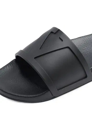 Valentino Garavani Men's Coolside Rubber Slide Sandals - Black - Size 7 | Thumbnail 5 Valentino Garavani Men's Coolside Rubber Slide Sandals - Black - Size 7 | Thumbnail 5