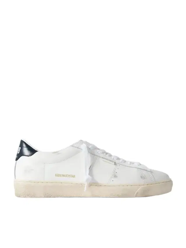 Golden Goose Matchstar Distressed Leather Sneakers - Men